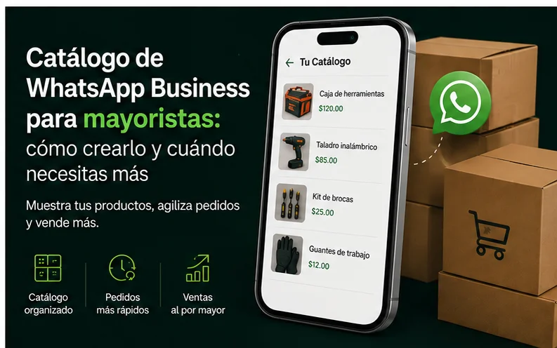 Imagen del artículo: Catálogo de WhatsApp Business para mayoristas: cómo crearlo y cuándo necesitas más